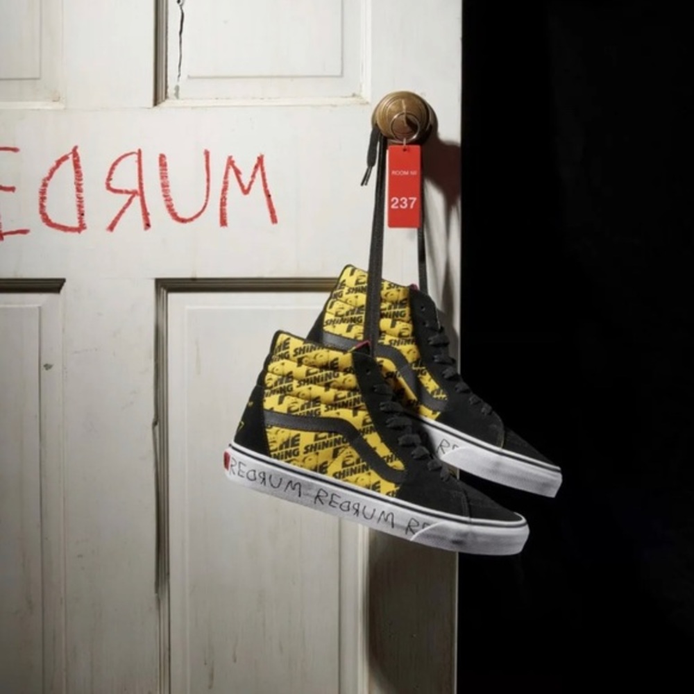 Vans HOUSE of TERROR - The SHINING - Sk8-Hi Size 10.5 Men's NEW - “REDRUM”